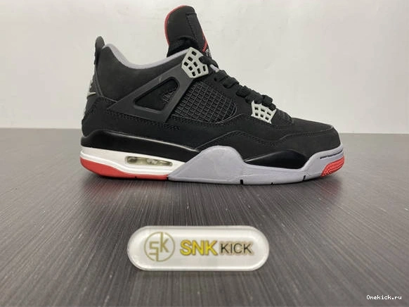 One Kick 4 Bred  Retro 3865 308497- Practical Jordan 1025